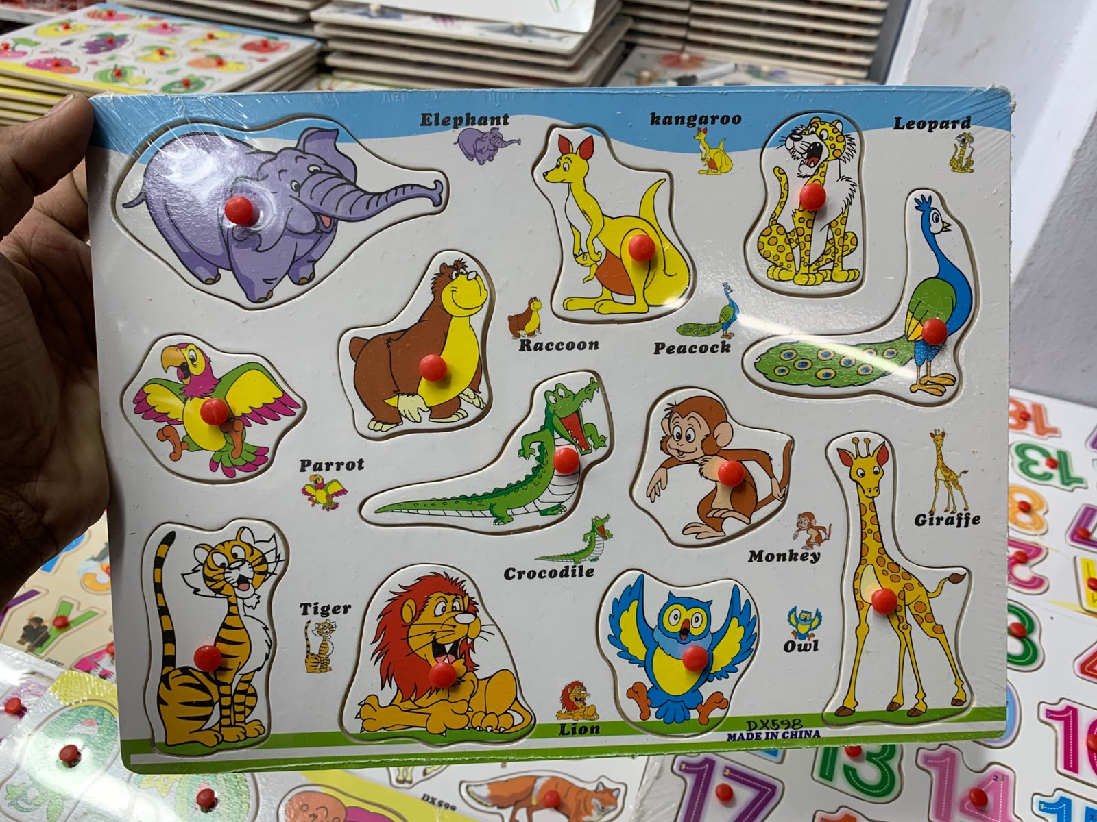 Animals Featured on the Puzzle
